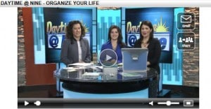 Organizing for the New Year on Daytime @ Nine on KABB Fox 29
