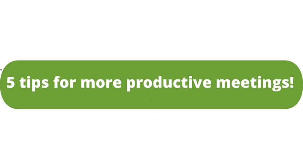 How to Make Meetings More Productive